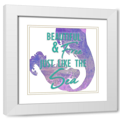 Bold 3 White Modern Wood Framed Art Print with Double Matting by Kimberly, Allen