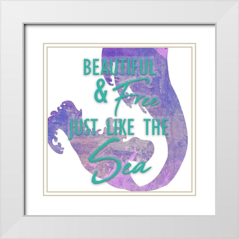 Bold 3 White Modern Wood Framed Art Print with Double Matting by Kimberly, Allen