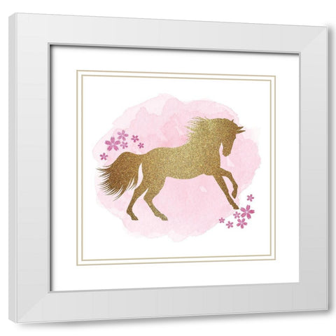 Be a Unicorn A White Modern Wood Framed Art Print with Double Matting by Kimberly, Allen