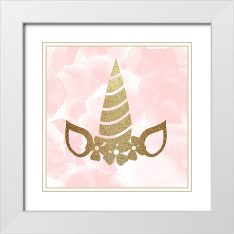 Born to Be 3 White Modern Wood Framed Art Print with Double Matting by Kimberly, Allen