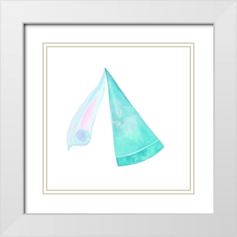 Once Upon 1 White Modern Wood Framed Art Print with Double Matting by Kimberly, Allen