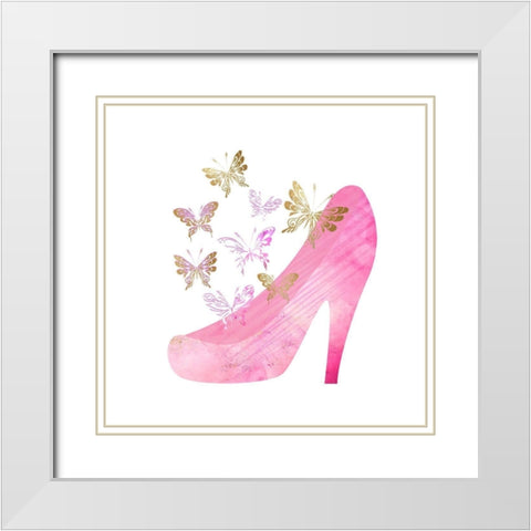 A Princess 2 White Modern Wood Framed Art Print with Double Matting by Allen, Kimberly