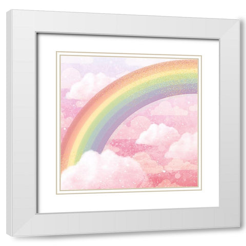 Magic is all Around 5 White Modern Wood Framed Art Print with Double Matting by Kimberly, Allen