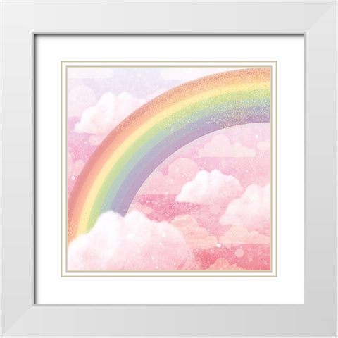 Magic is all Around 5 White Modern Wood Framed Art Print with Double Matting by Kimberly, Allen