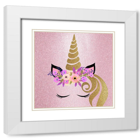 Magic is all Around 6 White Modern Wood Framed Art Print with Double Matting by Kimberly, Allen