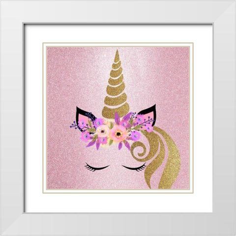 Magic is all Around 6 White Modern Wood Framed Art Print with Double Matting by Kimberly, Allen