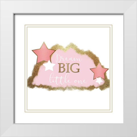 The Sky 3 White Modern Wood Framed Art Print with Double Matting by Kimberly, Allen