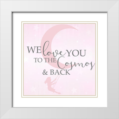 The Sky 4 White Modern Wood Framed Art Print with Double Matting by Kimberly, Allen