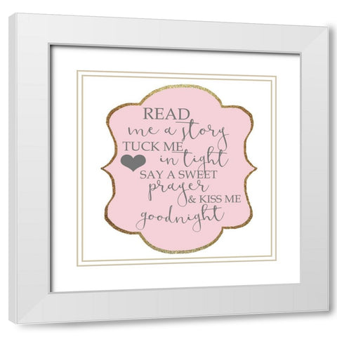 The Sky 5 White Modern Wood Framed Art Print with Double Matting by Kimberly, Allen