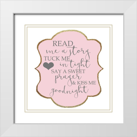 The Sky 5 White Modern Wood Framed Art Print with Double Matting by Kimberly, Allen