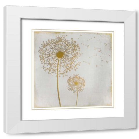 Make a Wish 1 White Modern Wood Framed Art Print with Double Matting by Allen, Kimberly