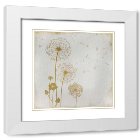 Make a Wish 2 White Modern Wood Framed Art Print with Double Matting by Allen, Kimberly