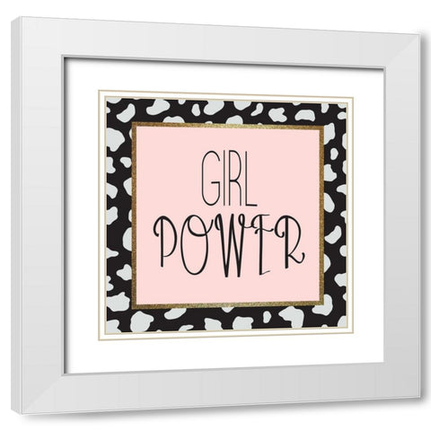 Sassy 3 White Modern Wood Framed Art Print with Double Matting by Kimberly, Allen