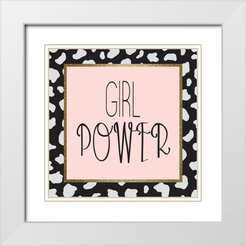 Sassy 3 White Modern Wood Framed Art Print with Double Matting by Kimberly, Allen