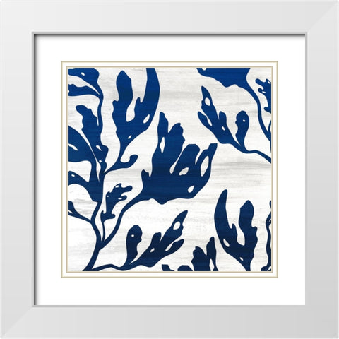 Salt and Sea 2 White Modern Wood Framed Art Print with Double Matting by Kimberly, Allen