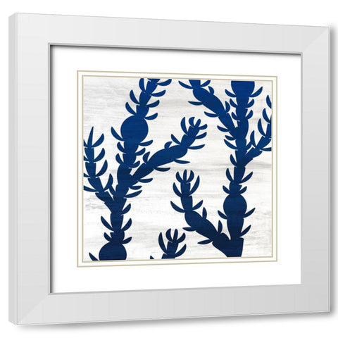 Salt and Sea 4 White Modern Wood Framed Art Print with Double Matting by Kimberly, Allen