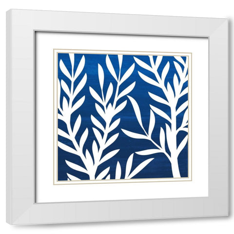 Salt and Sea 5 White Modern Wood Framed Art Print with Double Matting by Kimberly, Allen