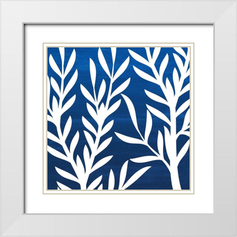 Salt and Sea 5 White Modern Wood Framed Art Print with Double Matting by Kimberly, Allen