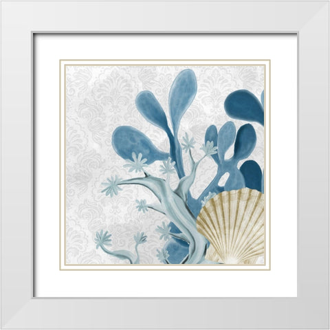 Happiness Beach 3 White Modern Wood Framed Art Print with Double Matting by Kimberly, Allen