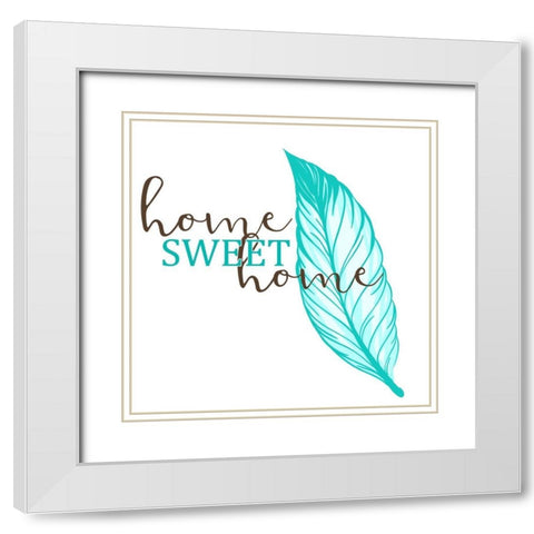 Home Ranch 1 White Modern Wood Framed Art Print with Double Matting by Kimberly, Allen