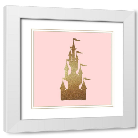 Fairytale 1 White Modern Wood Framed Art Print with Double Matting by Kimberly, Allen