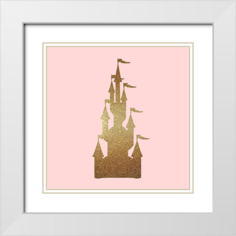 Fairytale 1 White Modern Wood Framed Art Print with Double Matting by Kimberly, Allen