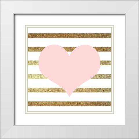 Fairytale 2 White Modern Wood Framed Art Print with Double Matting by Kimberly, Allen