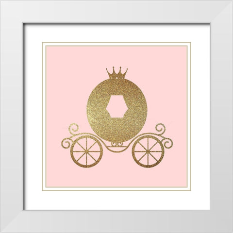 Fairytale 3 White Modern Wood Framed Art Print with Double Matting by Kimberly, Allen