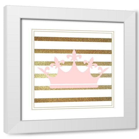 Fairytale 4 White Modern Wood Framed Art Print with Double Matting by Kimberly, Allen