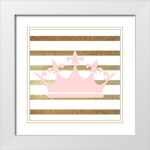 Fairytale 4 White Modern Wood Framed Art Print with Double Matting by Kimberly, Allen