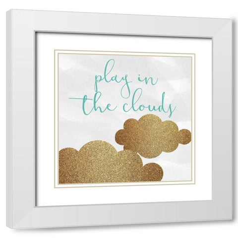 Unicorn Rules 3 White Modern Wood Framed Art Print with Double Matting by Kimberly, Allen