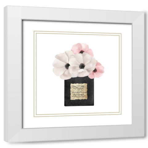 But First 1 White Modern Wood Framed Art Print with Double Matting by Kimberly, Allen