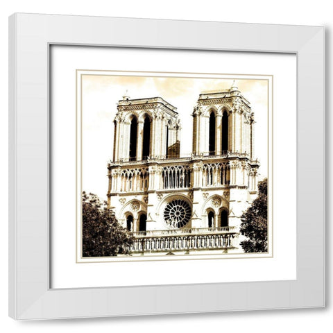 There is always Paris 3 White Modern Wood Framed Art Print with Double Matting by Kimberly, Allen