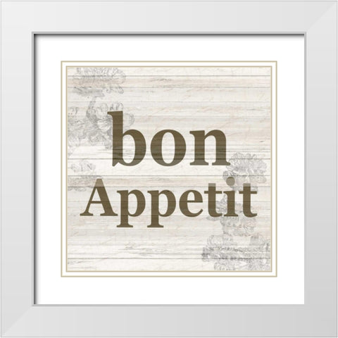 Kitchen Eats 2 White Modern Wood Framed Art Print with Double Matting by Allen, Kimberly