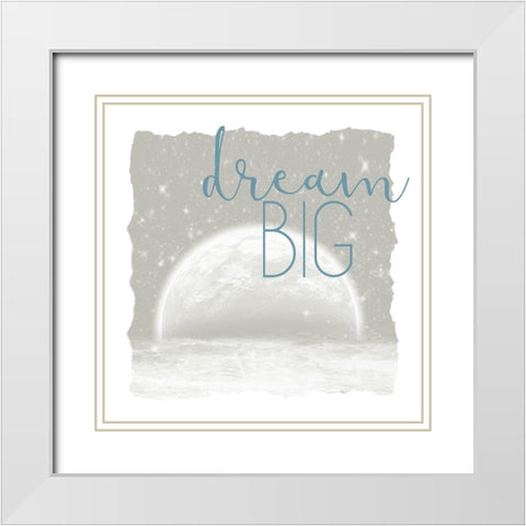 Sleep Tight Sweet Dreams 2 White Modern Wood Framed Art Print with Double Matting by Allen, Kimberly