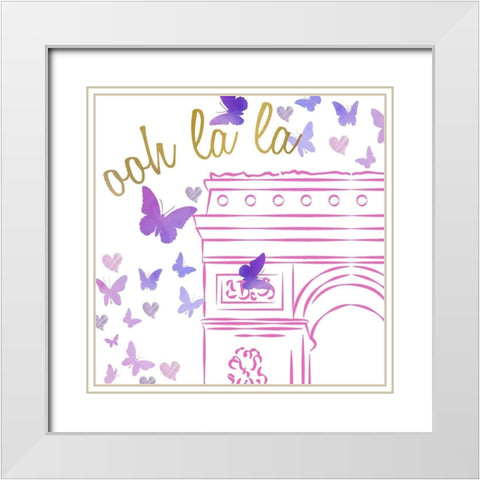 Take Me to 2 White Modern Wood Framed Art Print with Double Matting by Allen, Kimberly