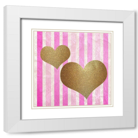 Paris Idea 3 White Modern Wood Framed Art Print with Double Matting by Allen, Kimberly