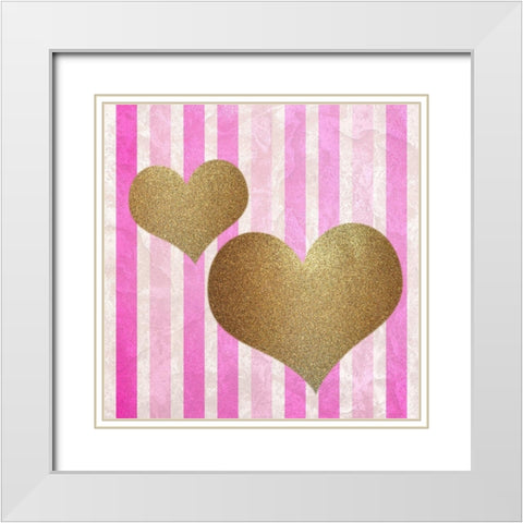 Paris Idea 3 White Modern Wood Framed Art Print with Double Matting by Allen, Kimberly