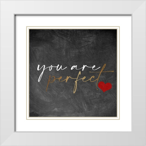 Love Always 3 White Modern Wood Framed Art Print with Double Matting by Allen, Kimberly