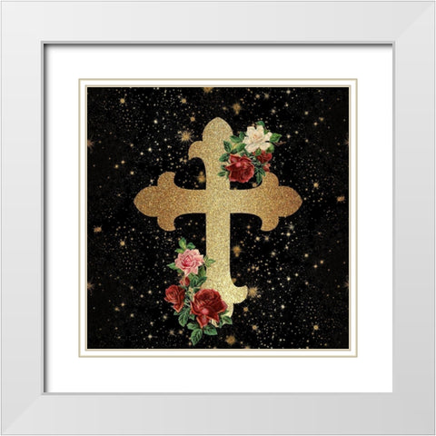 Saint 2 White Modern Wood Framed Art Print with Double Matting by Allen, Kimberly