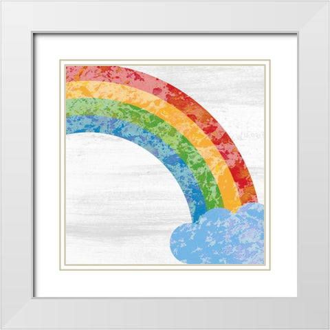 Somewhere 3 White Modern Wood Framed Art Print with Double Matting by Allen, Kimberly