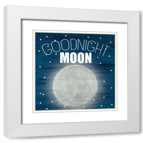 Star Light 2 White Modern Wood Framed Art Print with Double Matting by Allen, Kimberly