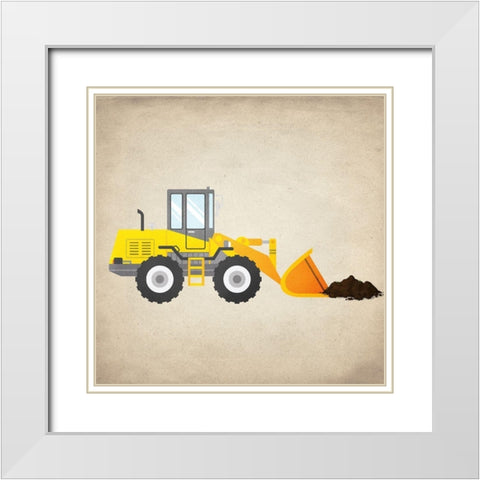 Little Boys 1 White Modern Wood Framed Art Print with Double Matting by Allen, Kimberly