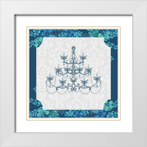 Relax 3 White Modern Wood Framed Art Print with Double Matting by Allen, Kimberly