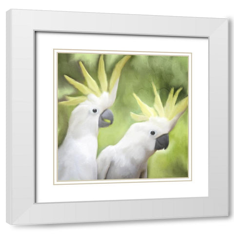 Two White Modern Wood Framed Art Print with Double Matting by Allen, Kimberly