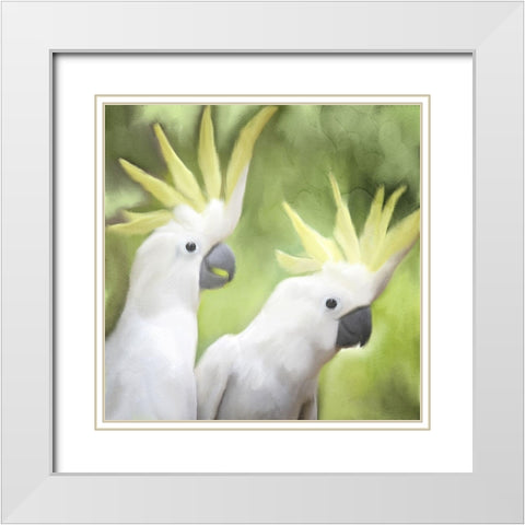 Two White Modern Wood Framed Art Print with Double Matting by Allen, Kimberly