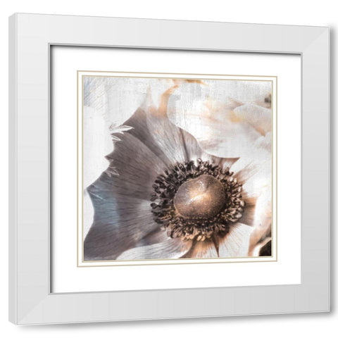 Golden Lights 2 White Modern Wood Framed Art Print with Double Matting by Allen, Kimberly