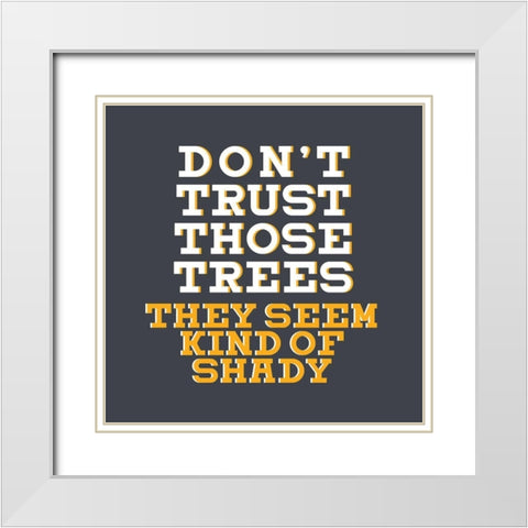 Dad Joke 1 White Modern Wood Framed Art Print with Double Matting by Allen, Kimberly