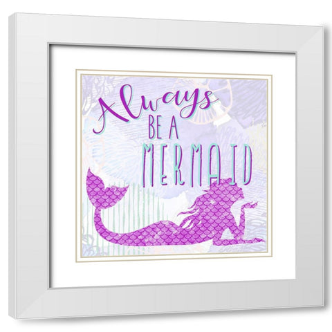 As Big as the Ocean 3 White Modern Wood Framed Art Print with Double Matting by Allen, Kimberly