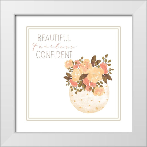 Strong 2 White Modern Wood Framed Art Print with Double Matting by Allen, Kimberly